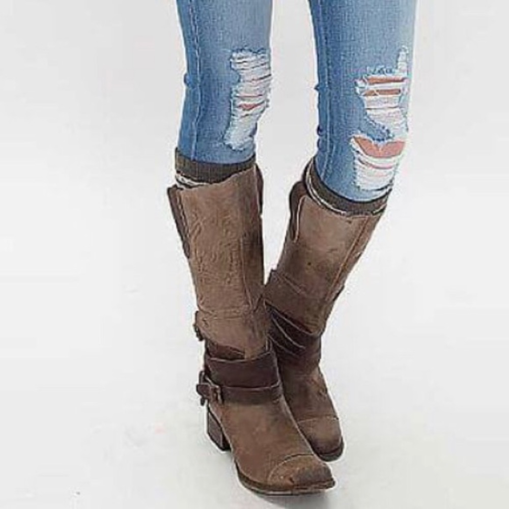 Freebird by Steven Dakota Leather Boot Size 8